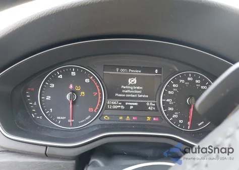 2017 Audi A4 2.0T Ultra Premium из США, поврежденный, VIN WAUGMAF43HA146110